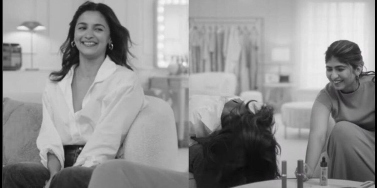 Alia Bhatt's first meeting with mimicry artist Chandni, the actress could not stop laughing in L'Oréal ad shoot