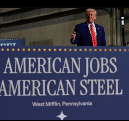 trump foreign steel tariff 50 percent announcement