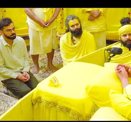 After retirement from Test cricket, Virat Kohli took blessings in Vrindavan with Anushka Sharma, asked Premananda Maharaj – "Will everything be accomplished by chanting the name?"