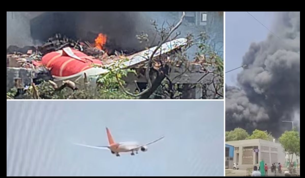 Air India plane crash: Crashed in Ahmedabad, former CM Vijay Rupani also on board